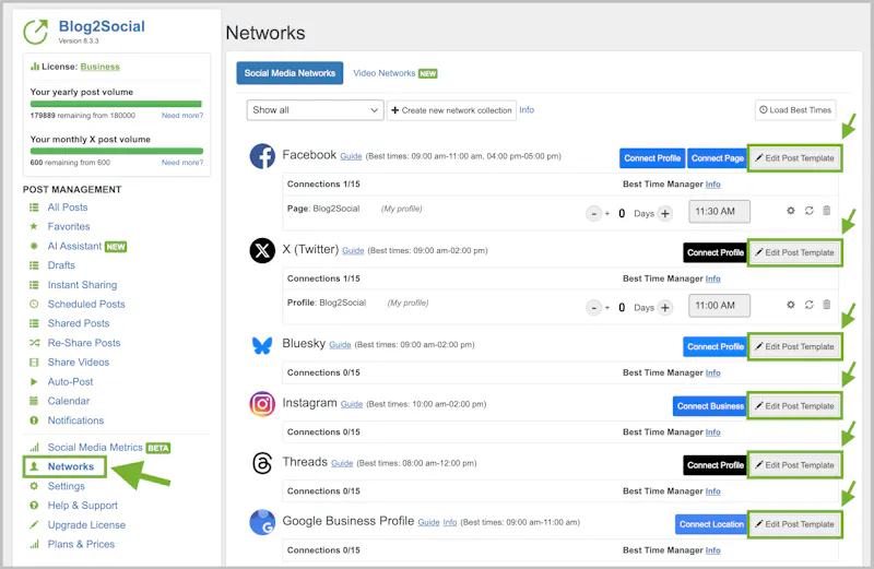 Blog2Social screenshot 5