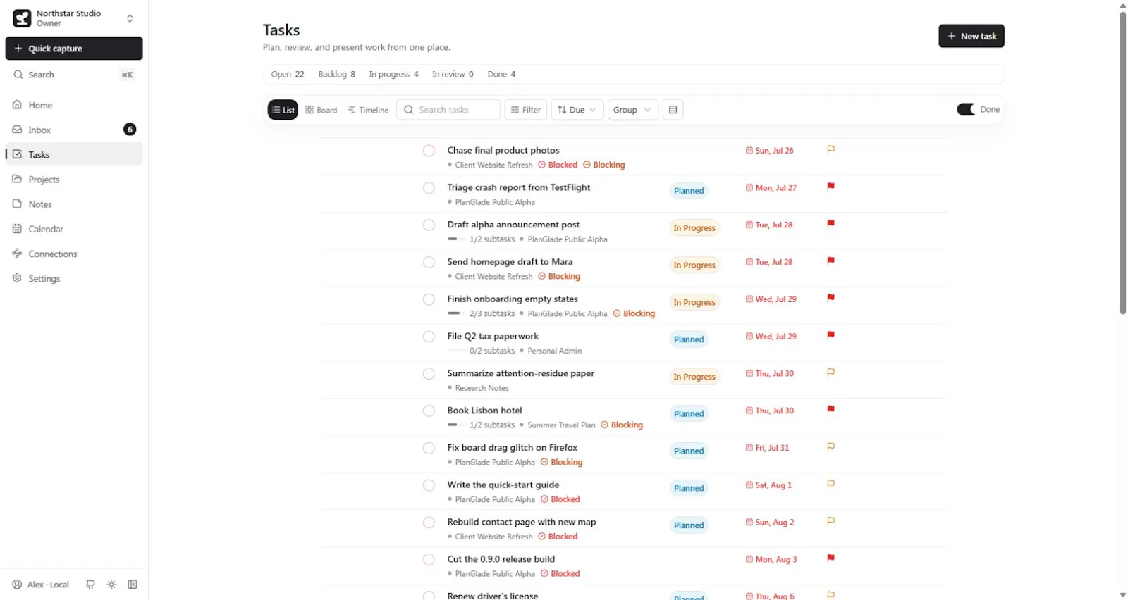 PlanGlade screenshot 3