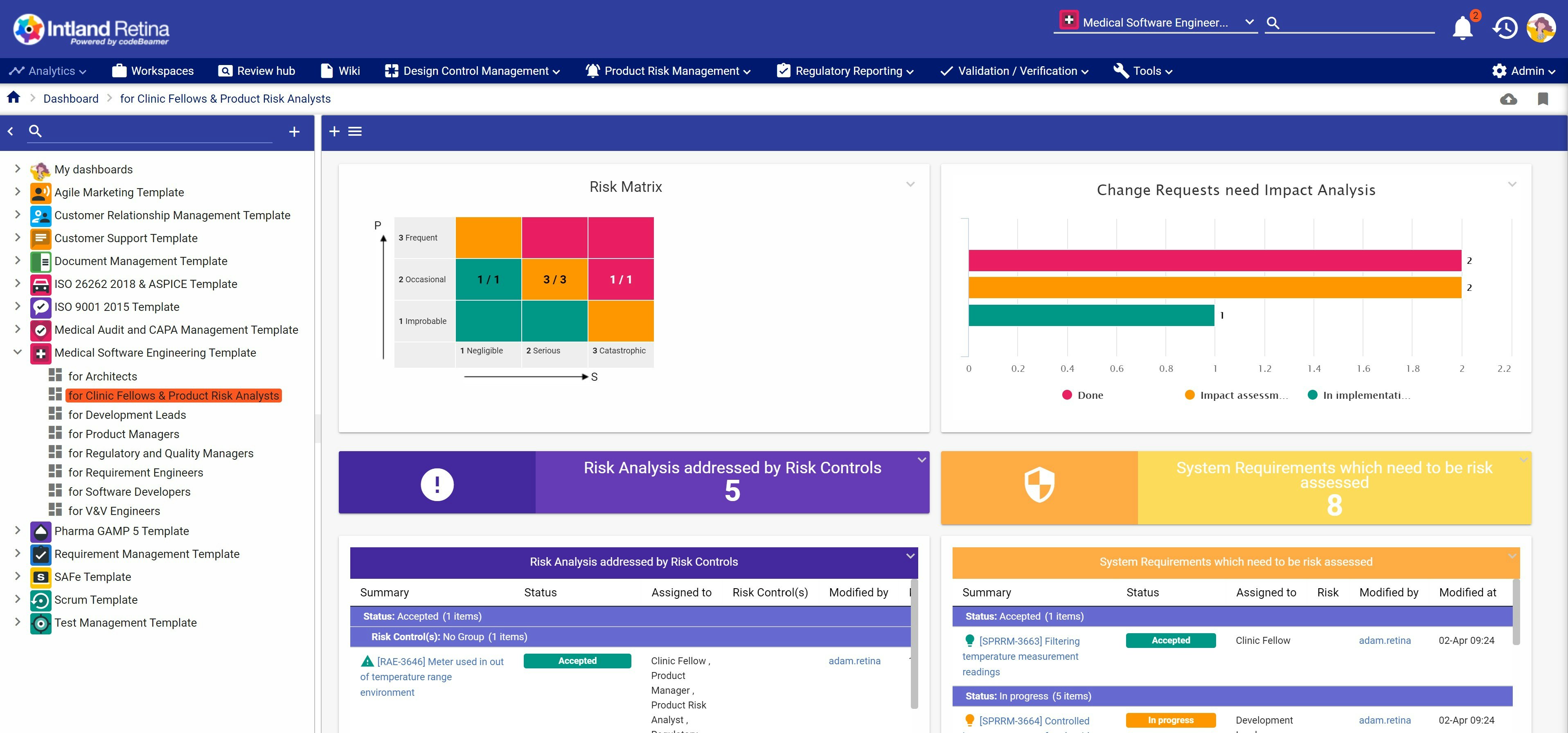 codeBeamer ALM gallery image