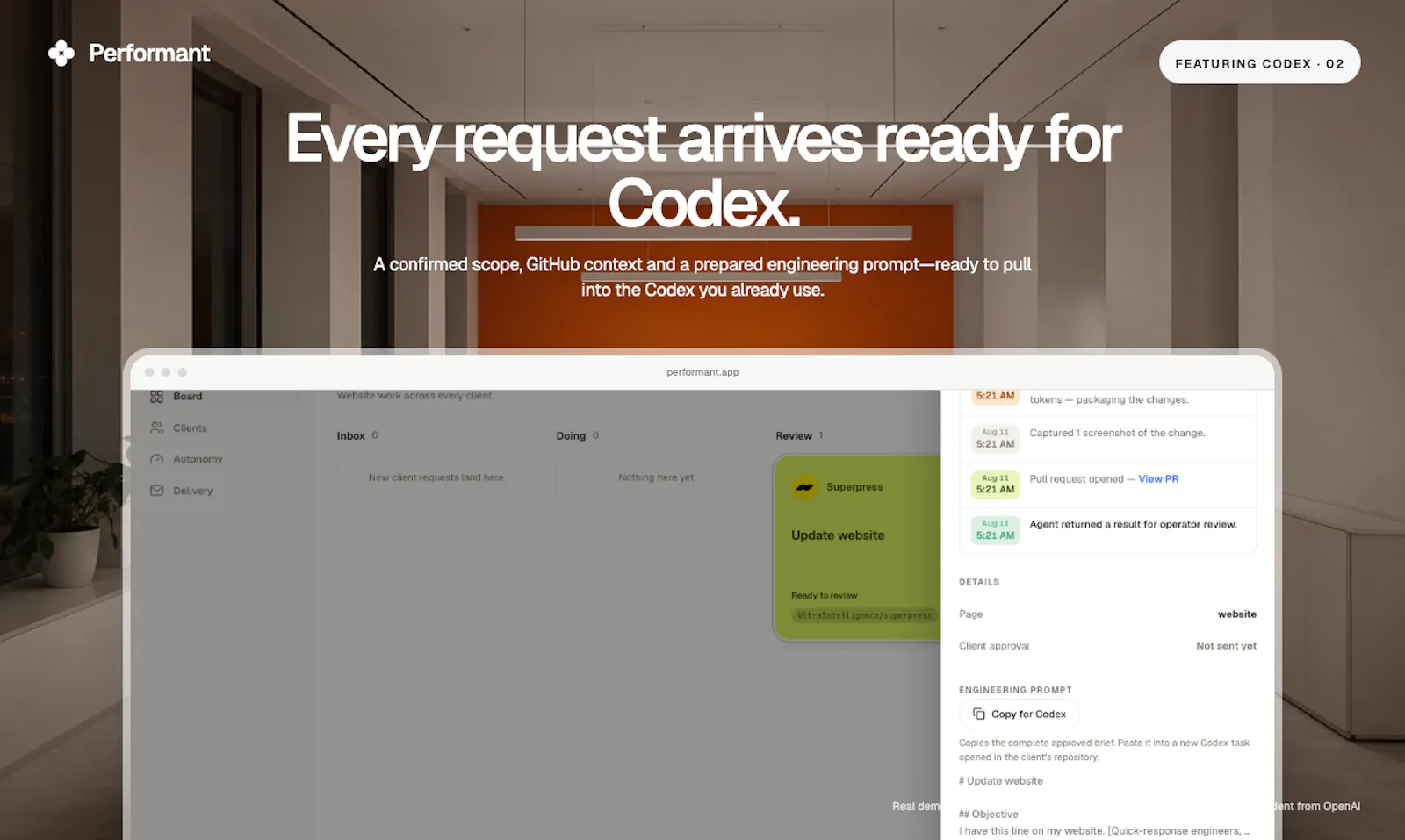 Performant screenshot 4