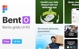 Bento UI Kit Free - Figma UI Kit media 1