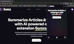 Sumz: Ai powered website summarizer image