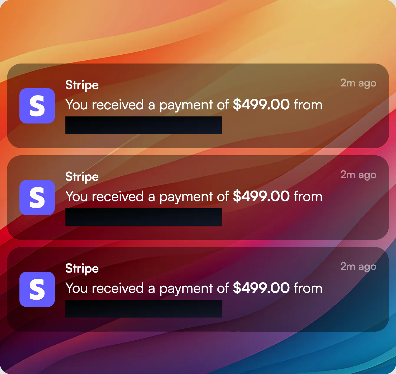 Stripe Payment Notification Generator: Make real-looking Stripe payment ...