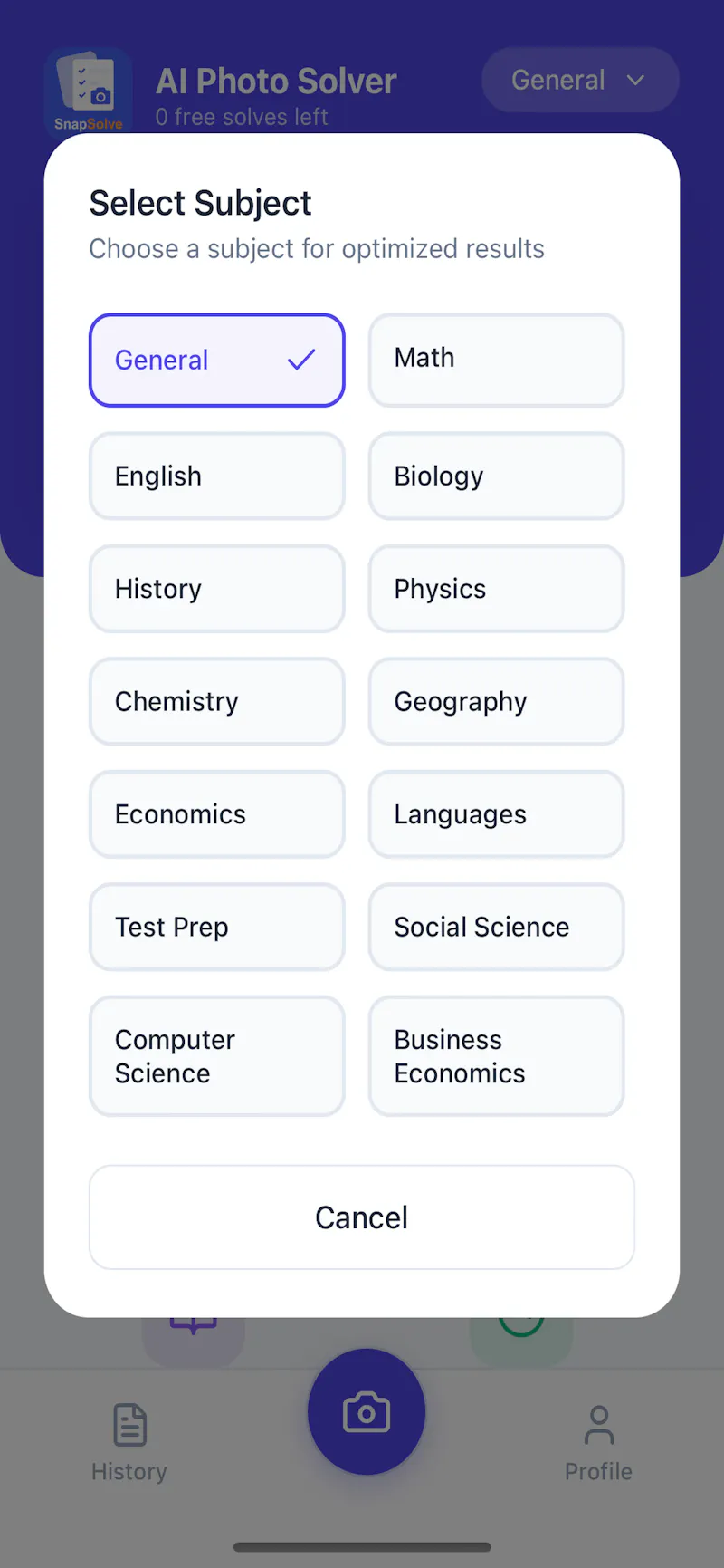 AI SnapSolve - Get 3 Answers at Once screenshot 2