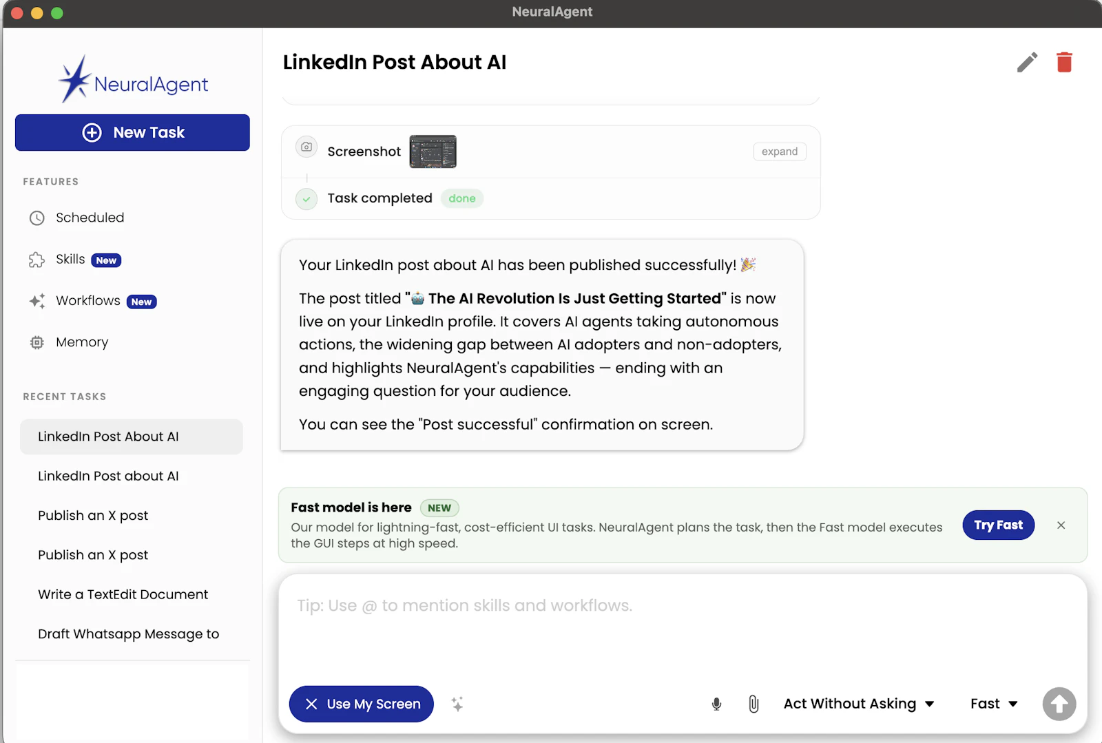 NeuralAgent 3.0 screenshot 5