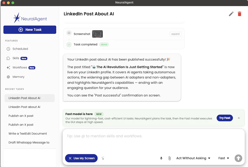 NeuralAgent 3.0 screenshot 5