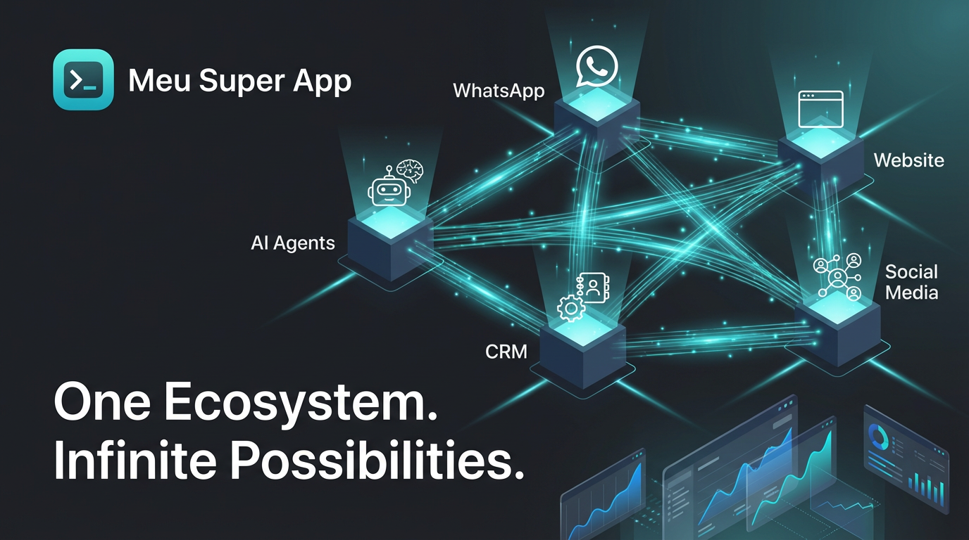 Meu Super App - Main product screenshot demonstrating key features and user interface