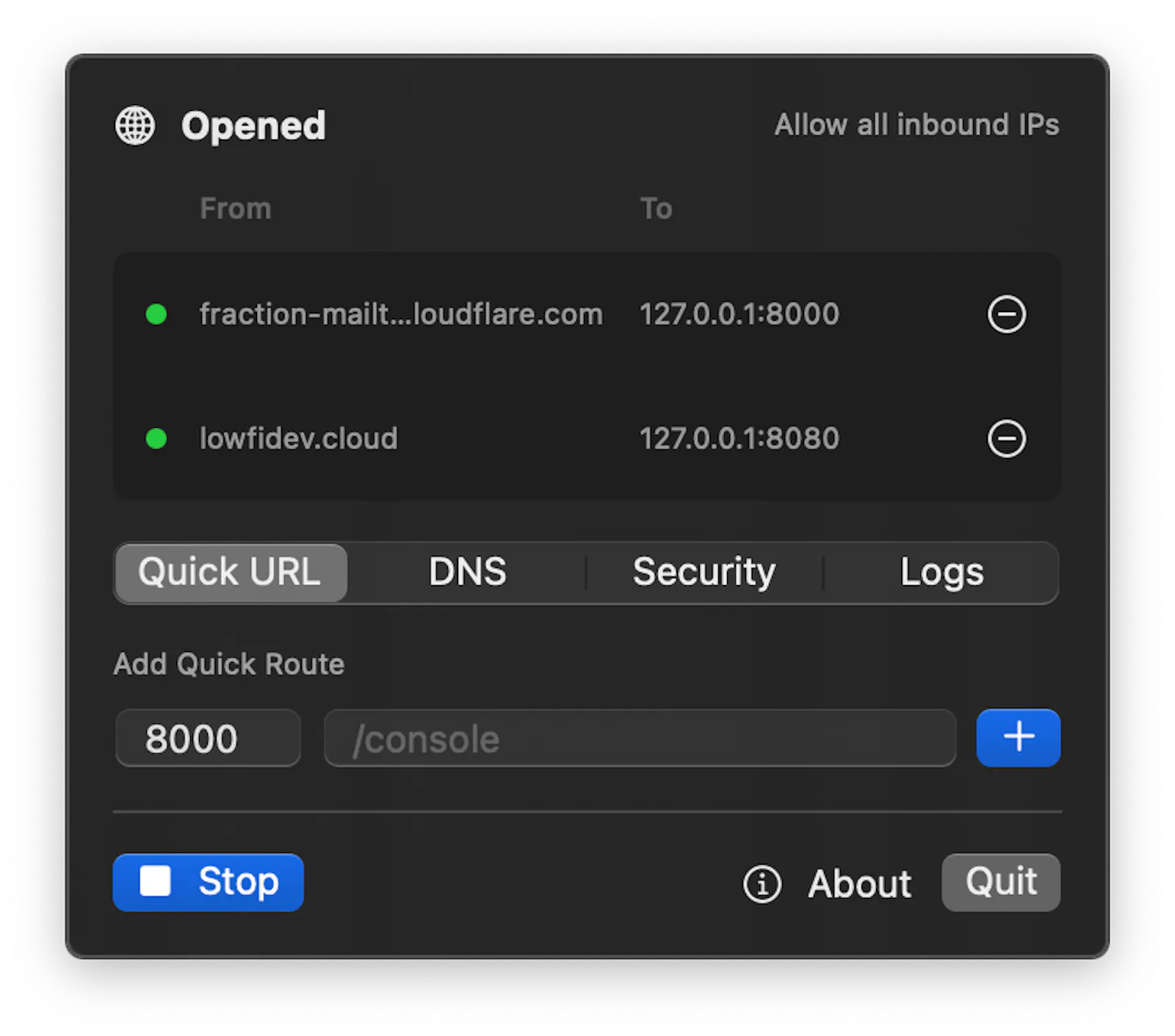 routingflare screenshot 1