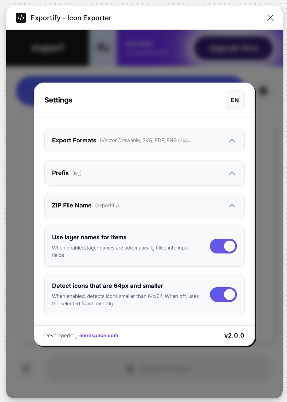 Exportify gallery image