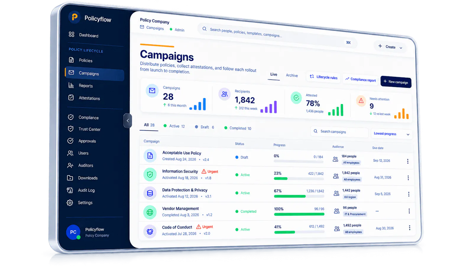Policyflow screenshot 1
