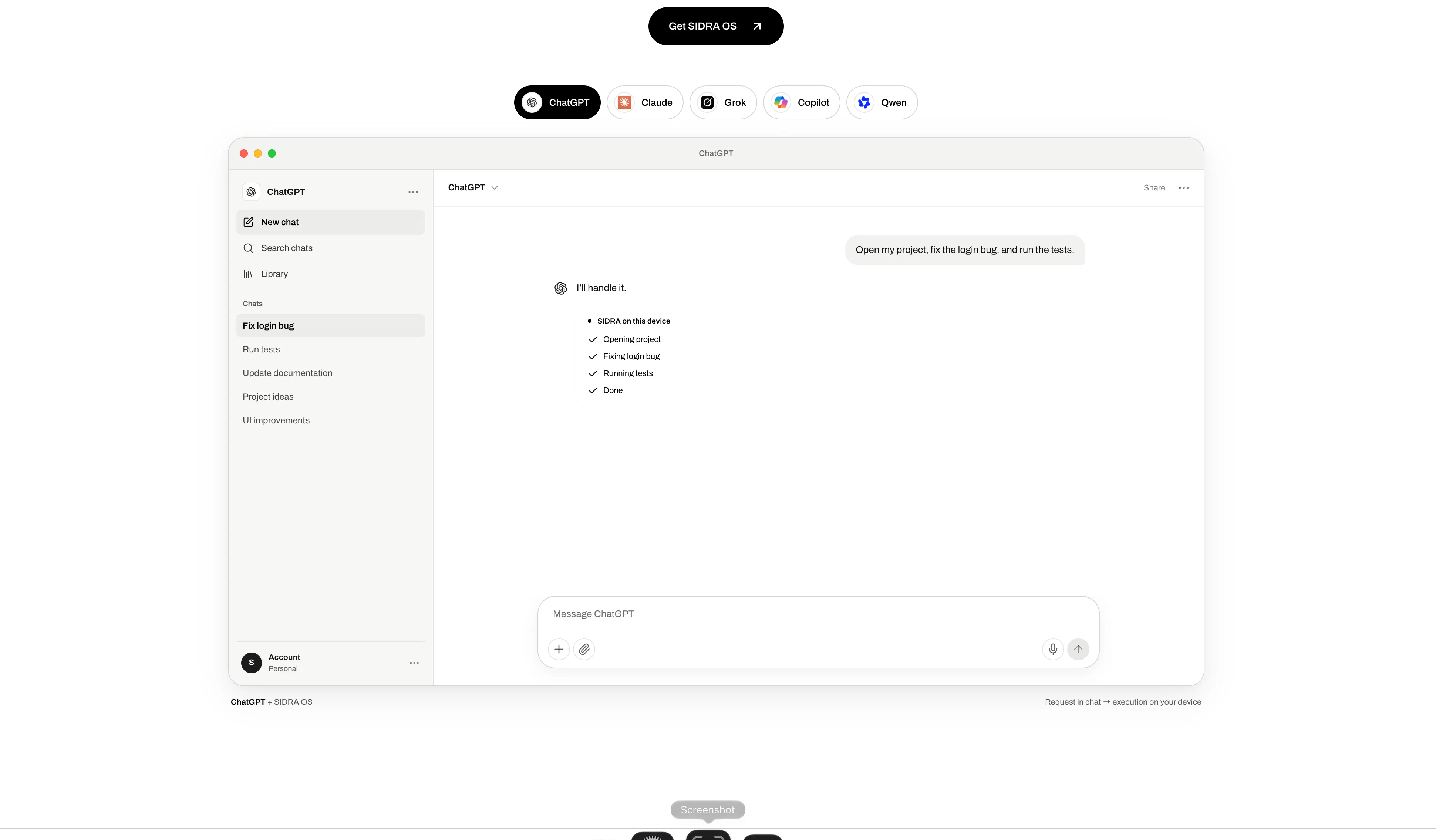 SIDRA OS gallery image