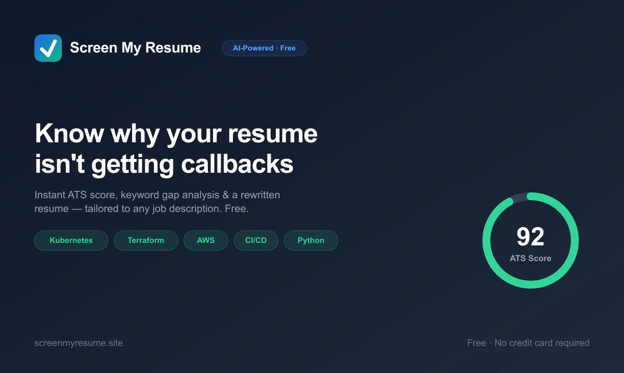 Screen My Resume gallery image