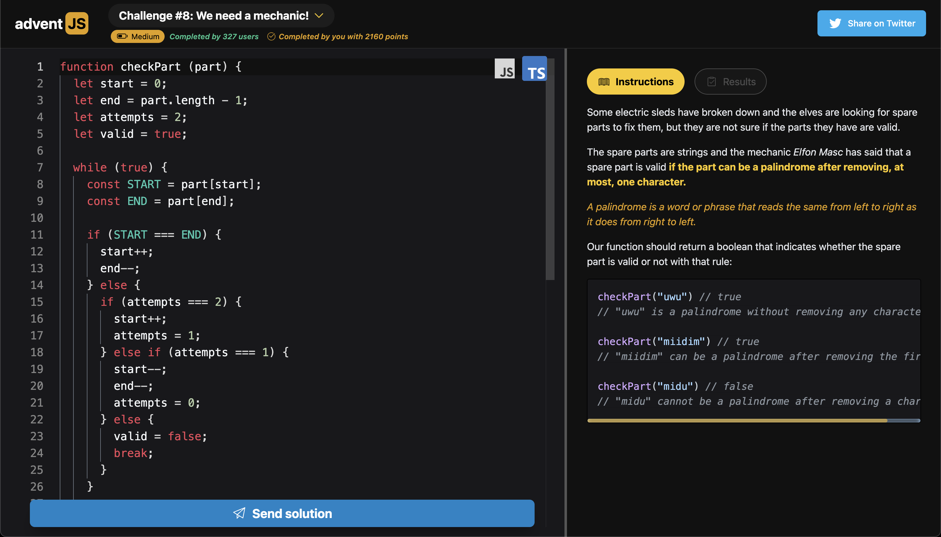 Adventjs- JavaScript编码挑战 - 每天至圣诞节前夕的JavaScript编码挑战媒体2