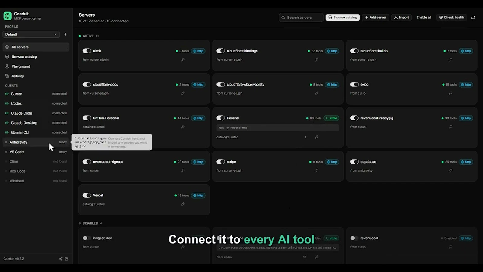 Conduit screenshot 1 (video preview)