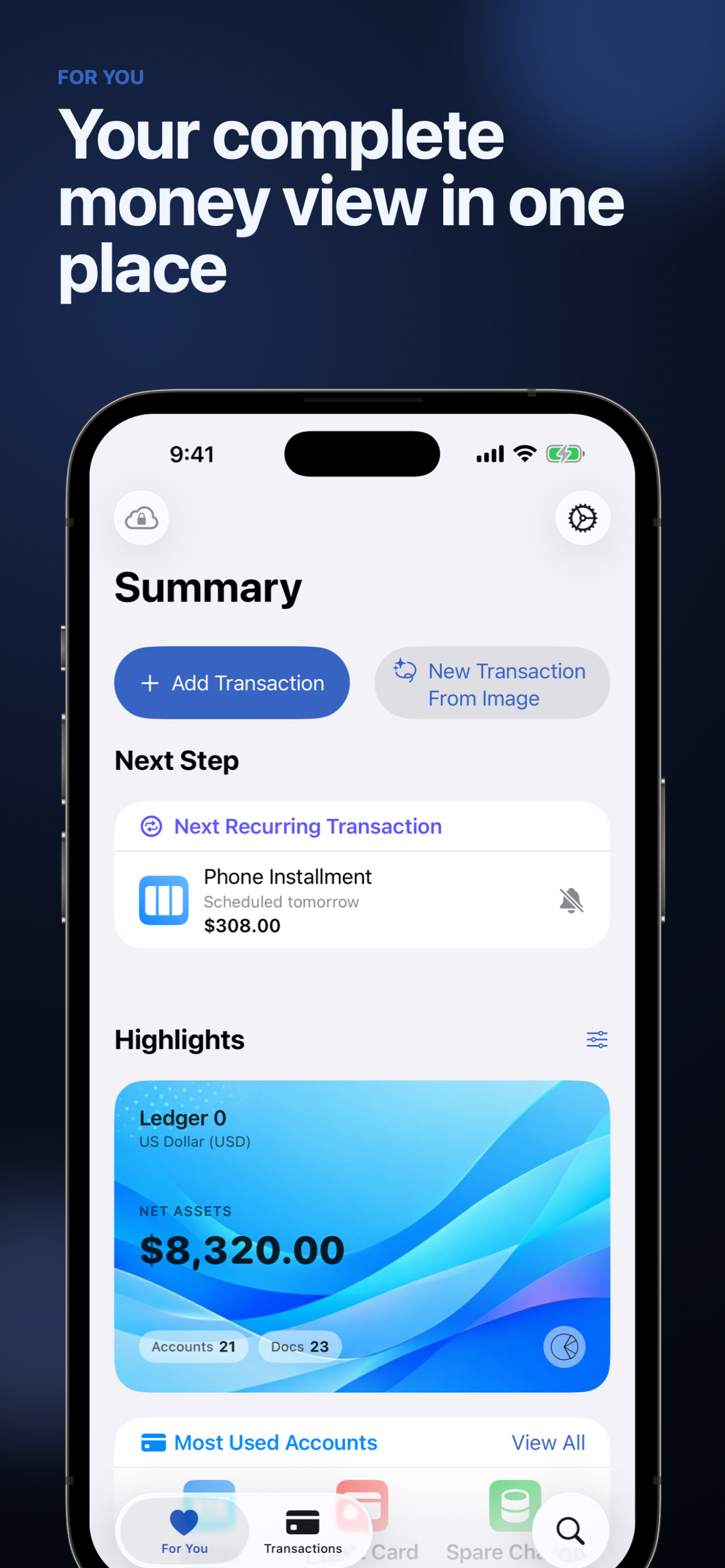 Conta - Your Pro Finance App gallery image