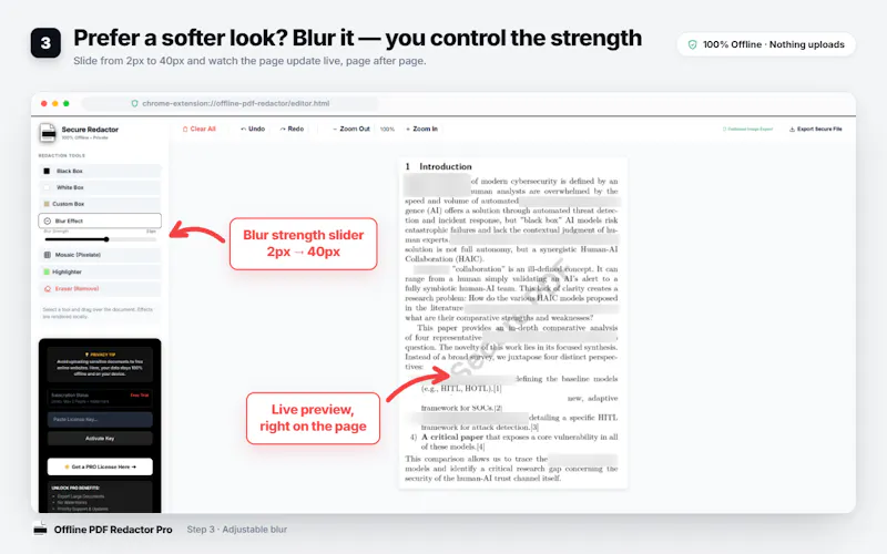 Offline PDF & Image Redactor screenshot 4