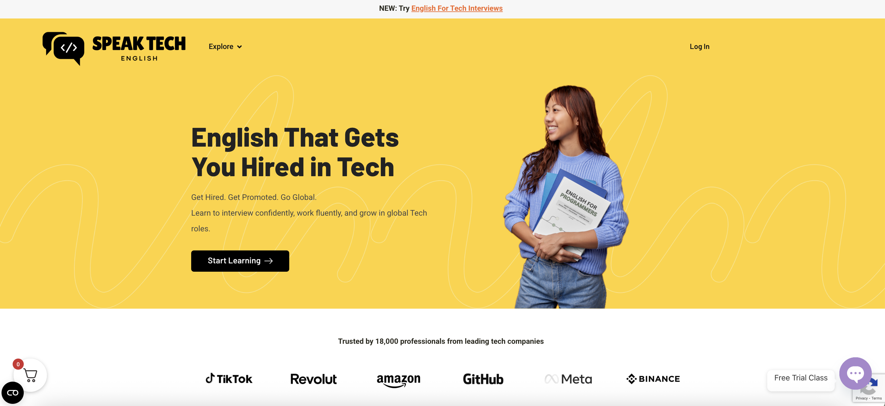 Business English for Tech Professionals - Screenshot 2 showing product features and functionality