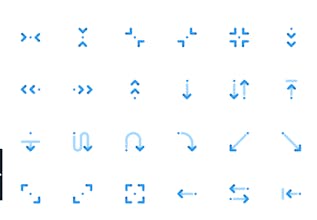 Unique Arrow Icon pack gallery image