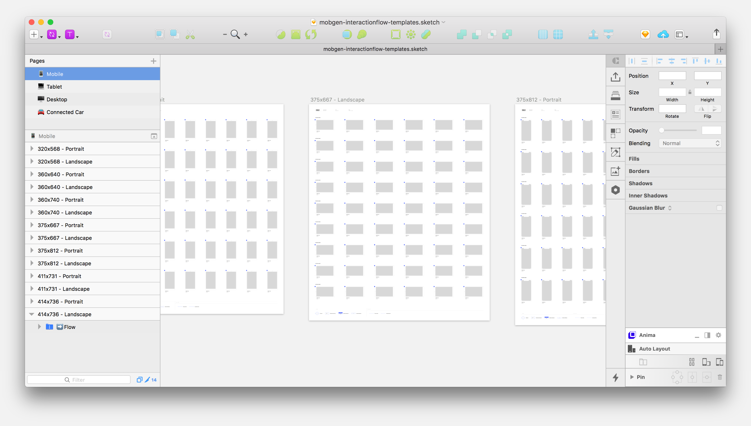Interaction Flow Kit for Sketch gallery image