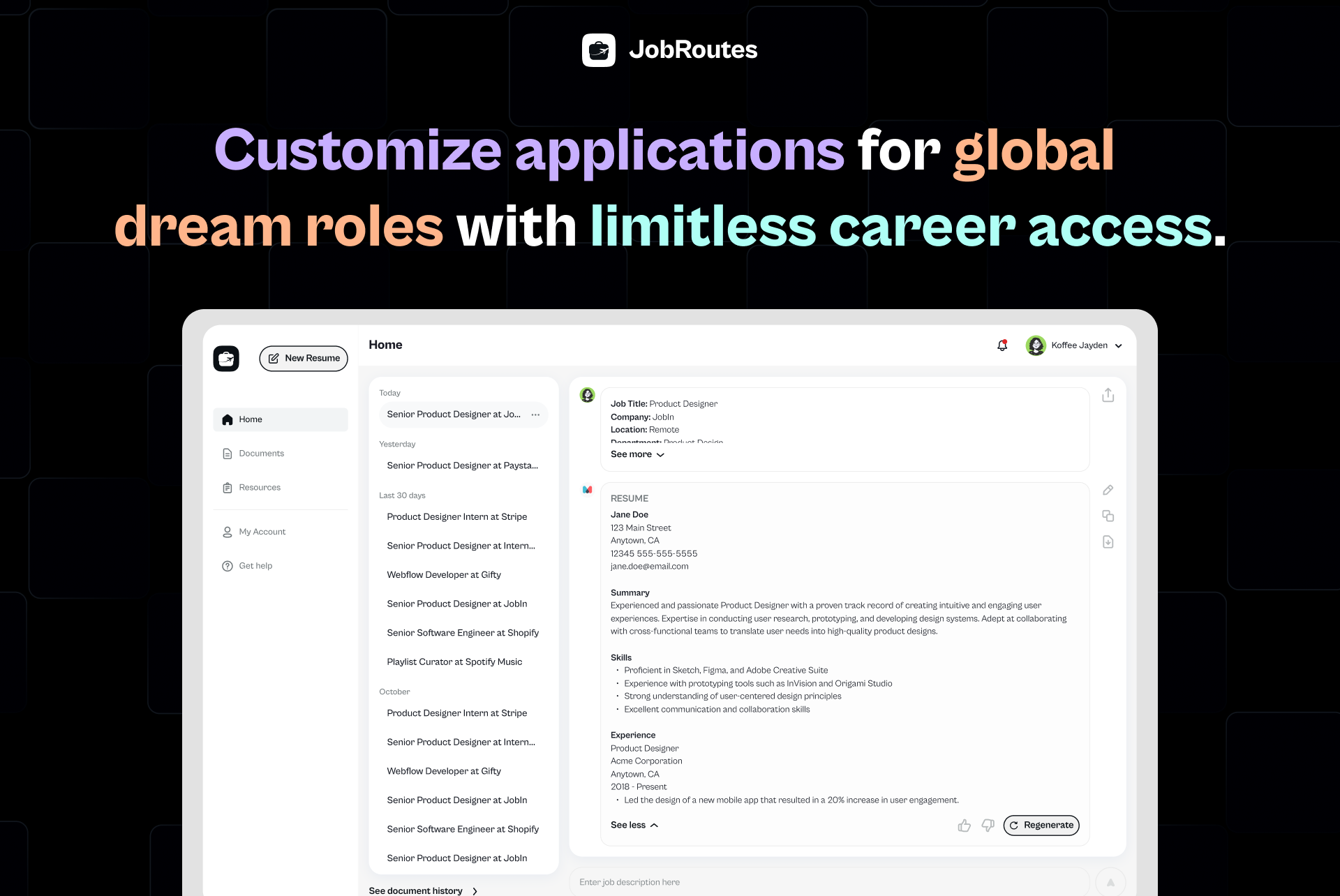 startuptile JobRoutes-Find dream roles access global opportunities faster