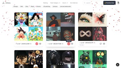 MidJourney Sref Code Library gallery image