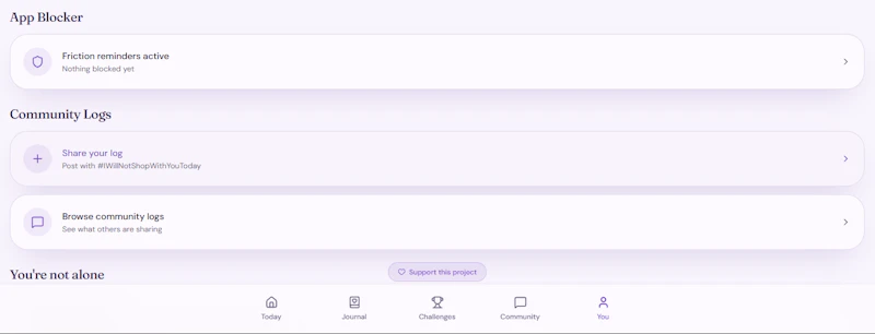 Pause — Mindful Shopping Recovery screenshot 5