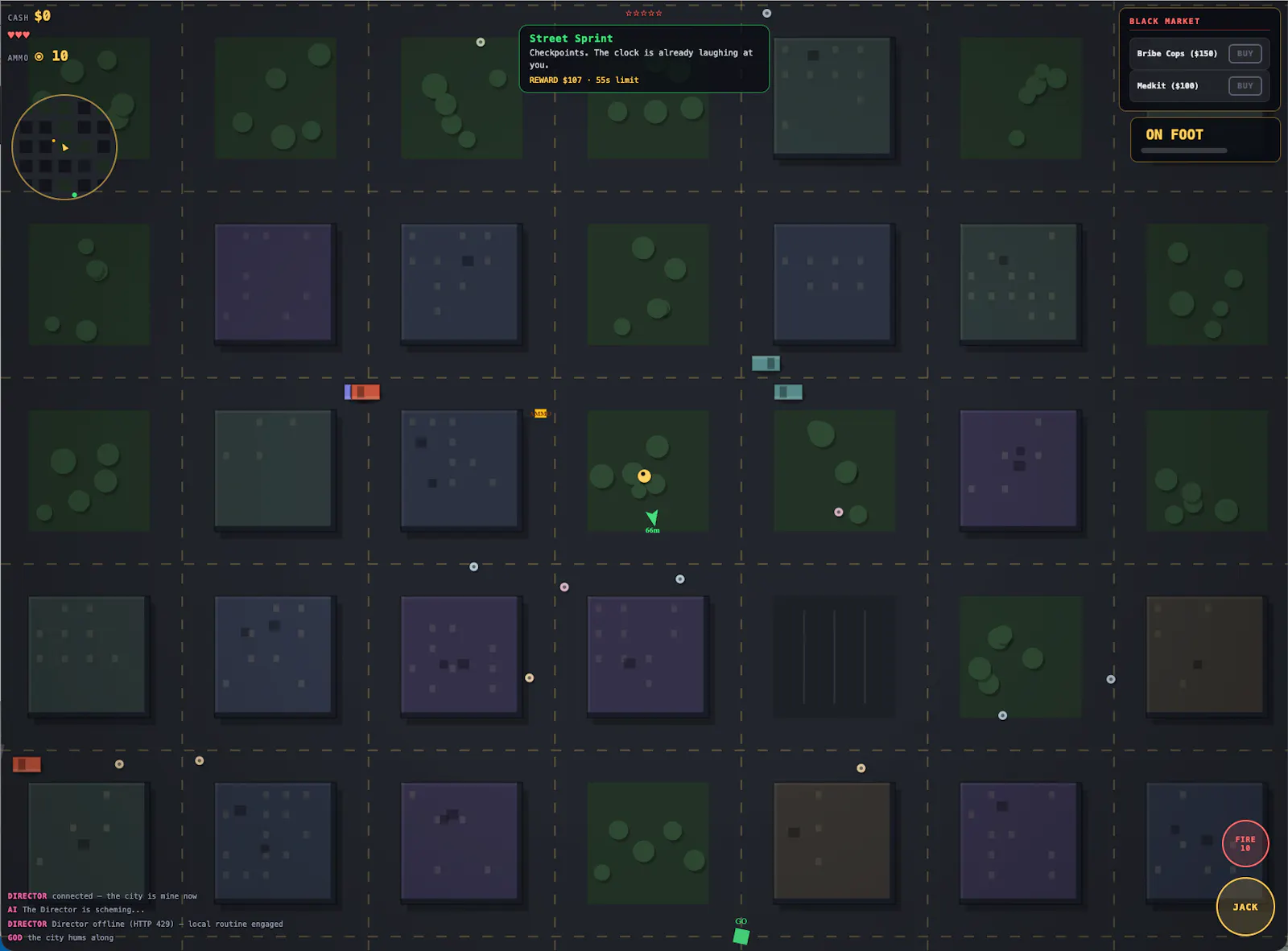 Blocktown Game - AI Controls the world screenshot 3