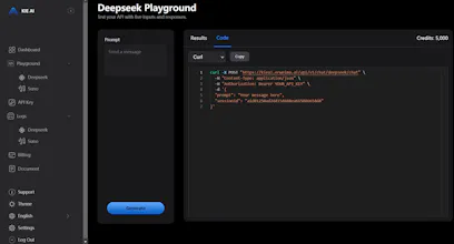 Kie.ai: DeepSeek R1 API gallery image