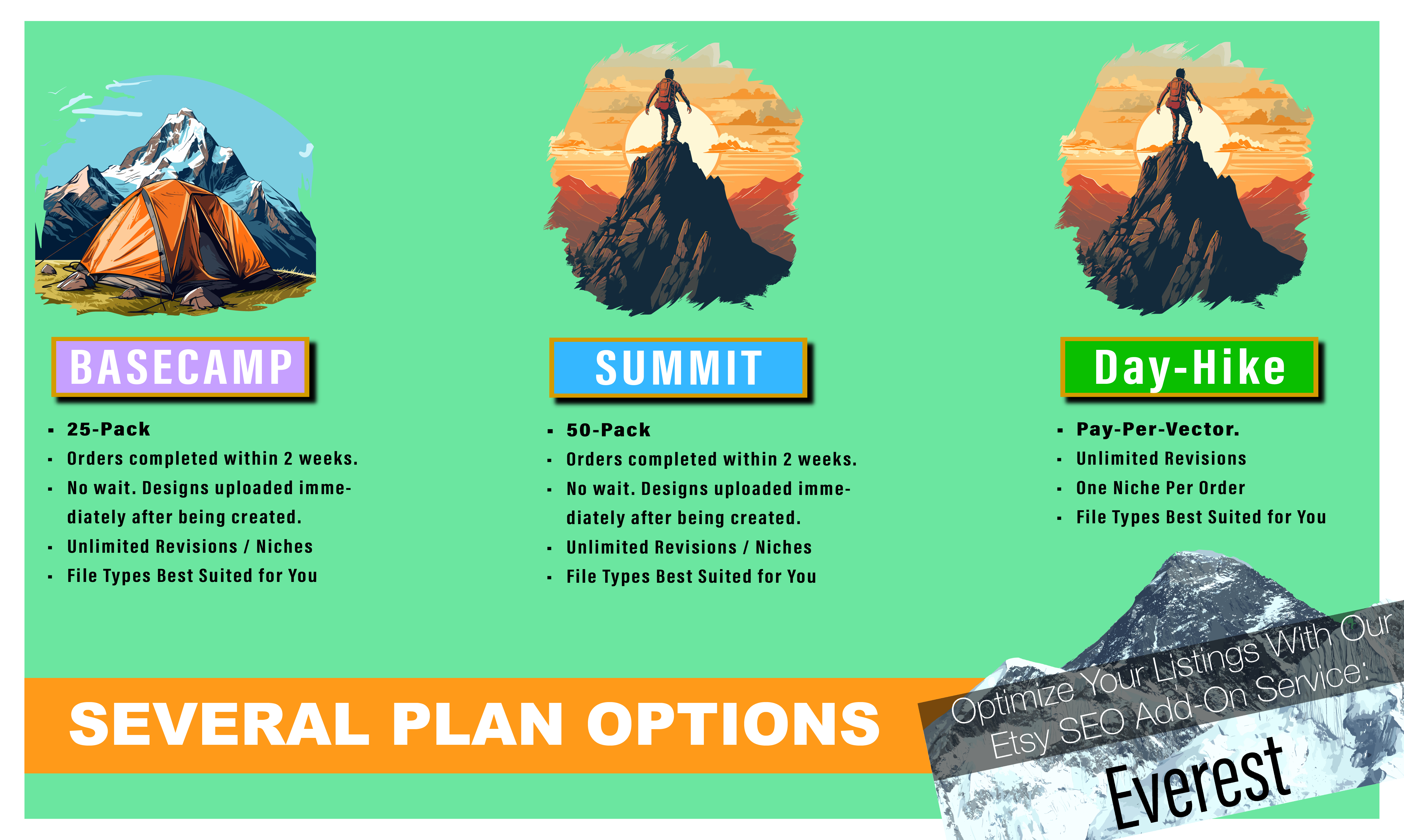 Media MountVector: Perkhidmatan langganan vektor - Kreativiti puncak, reka bentuk lancar 2