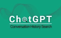 ChatGPT Conversation History Search media 1