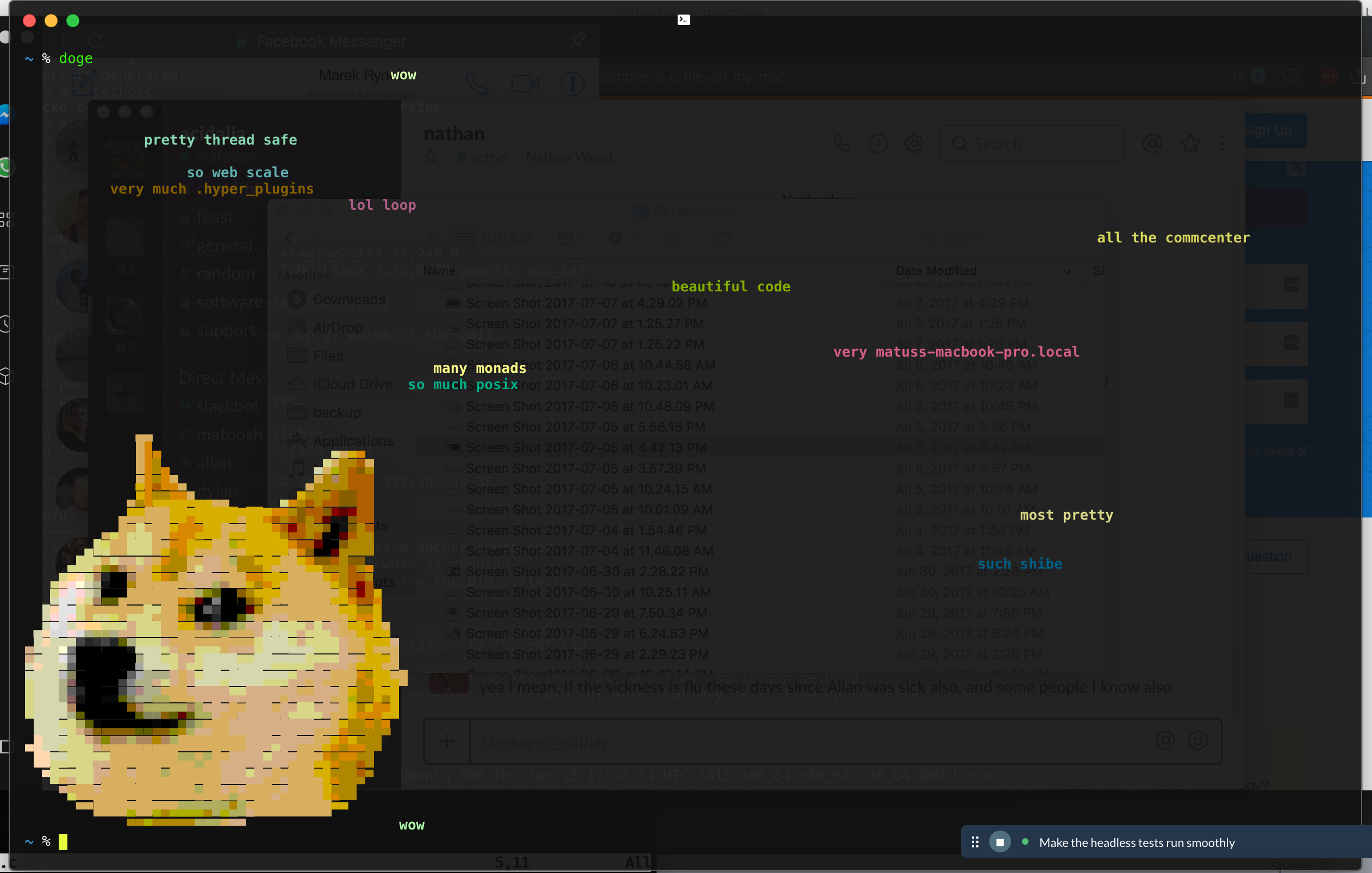 wow very terminal doge gallery image