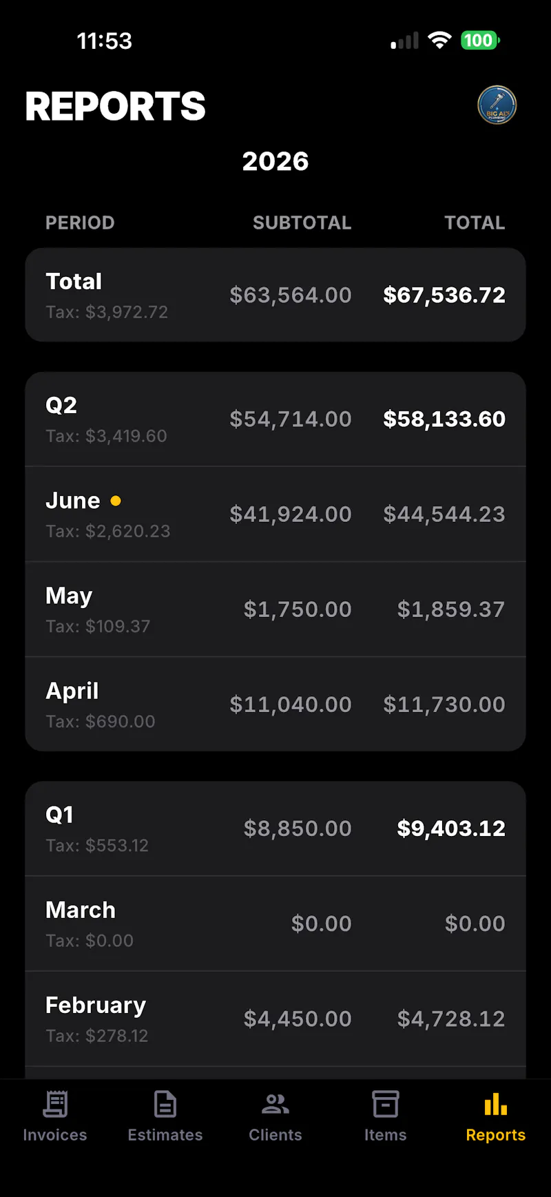 BIG INVOICE - Invoice Maker screenshot 6