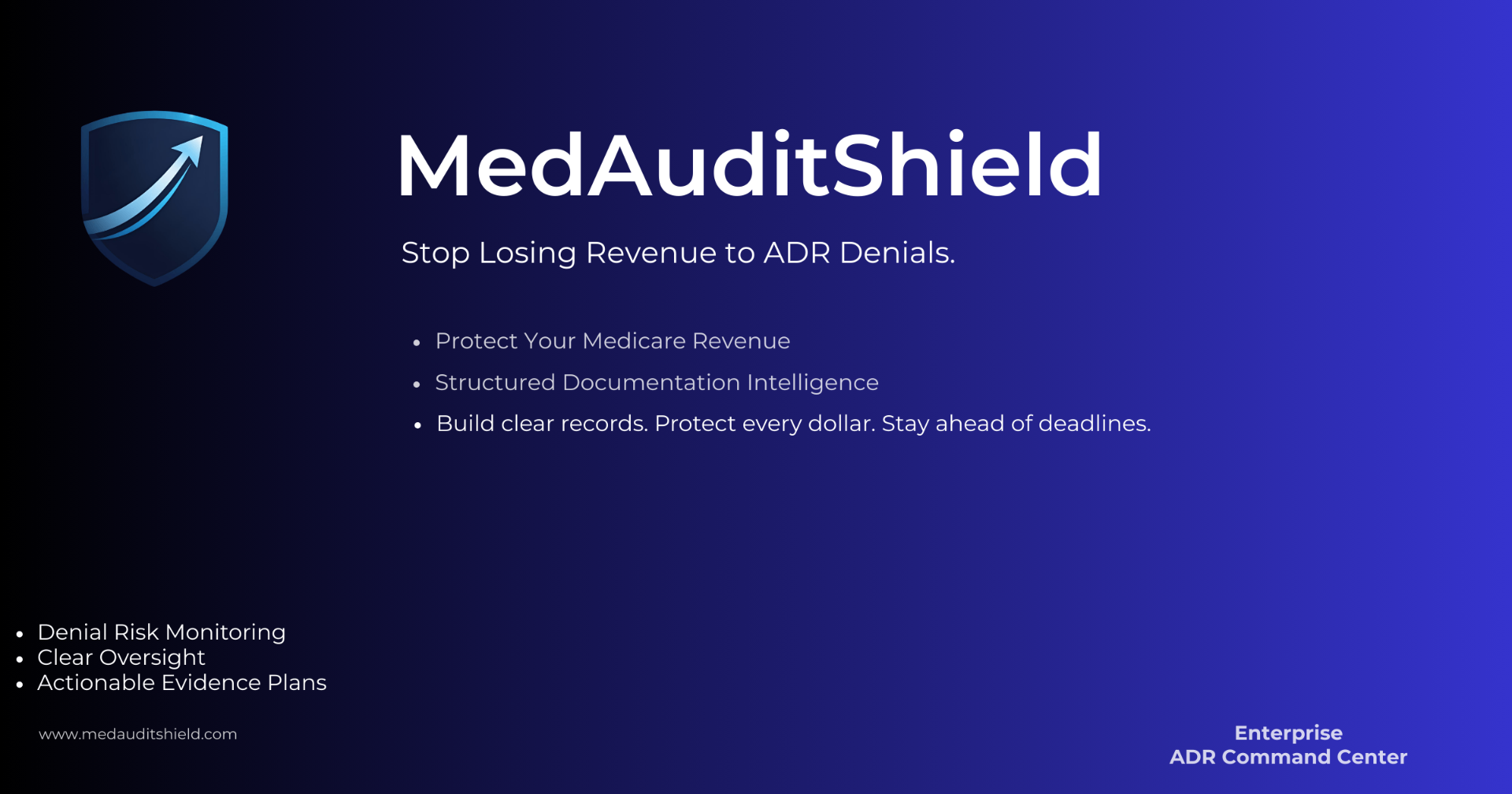 MedAuditShield — Medicare ADR Optimiser gallery image