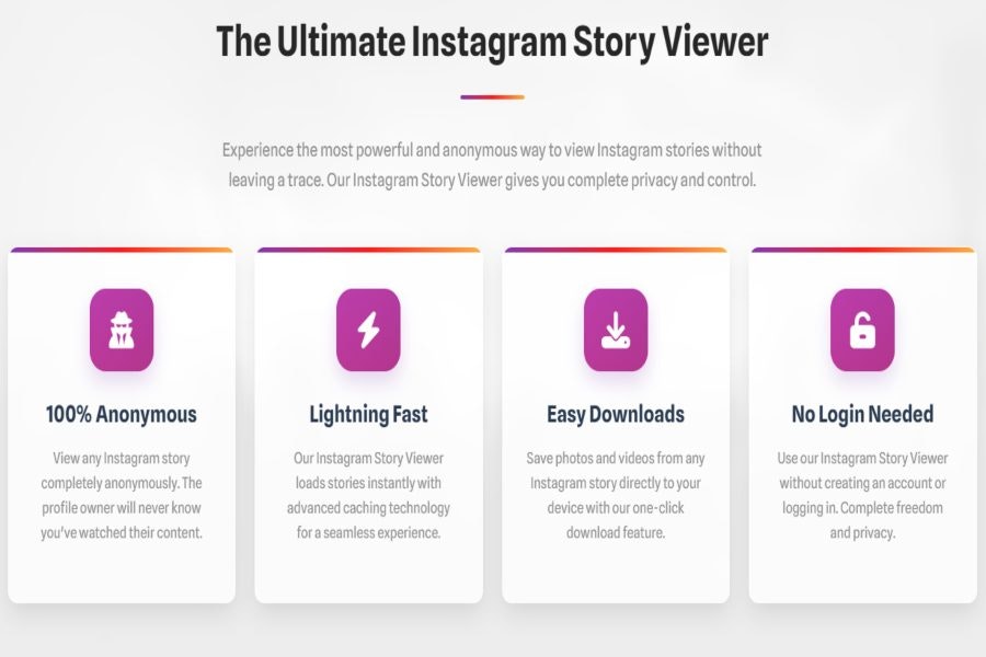 Média Histoire d'Ingram - Voir les histoires Instagram de manière anonyme gratuitement et instantanément 2