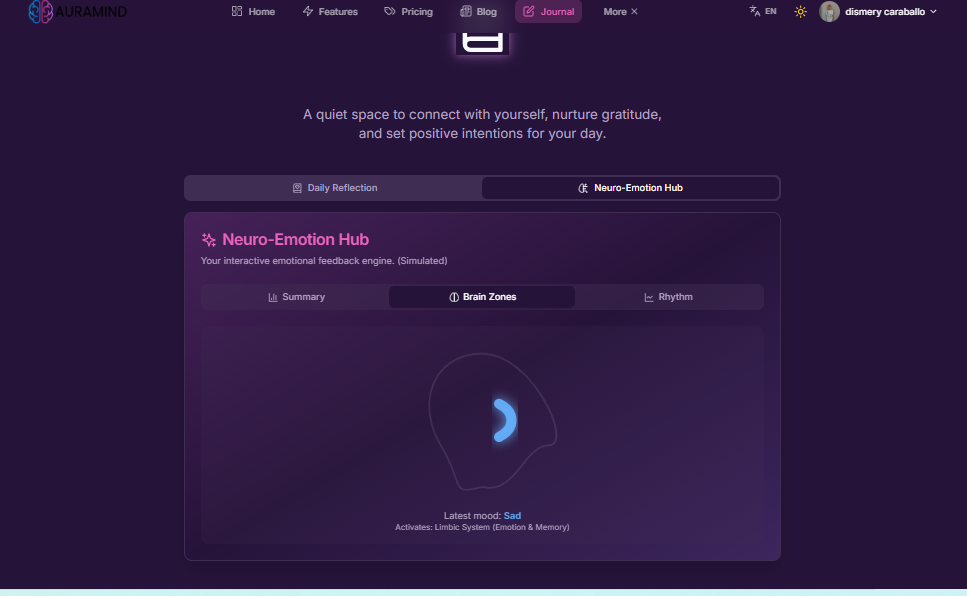 AuraMind - Screenshot 5 showing product features and functionality