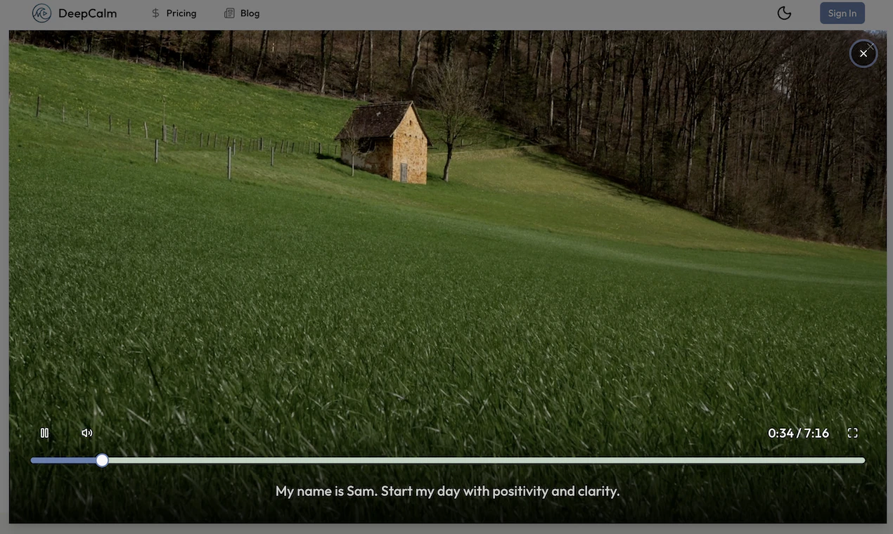 DeepCalm screenshot 3