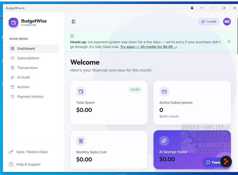 BudgetWise AI screenshot 2