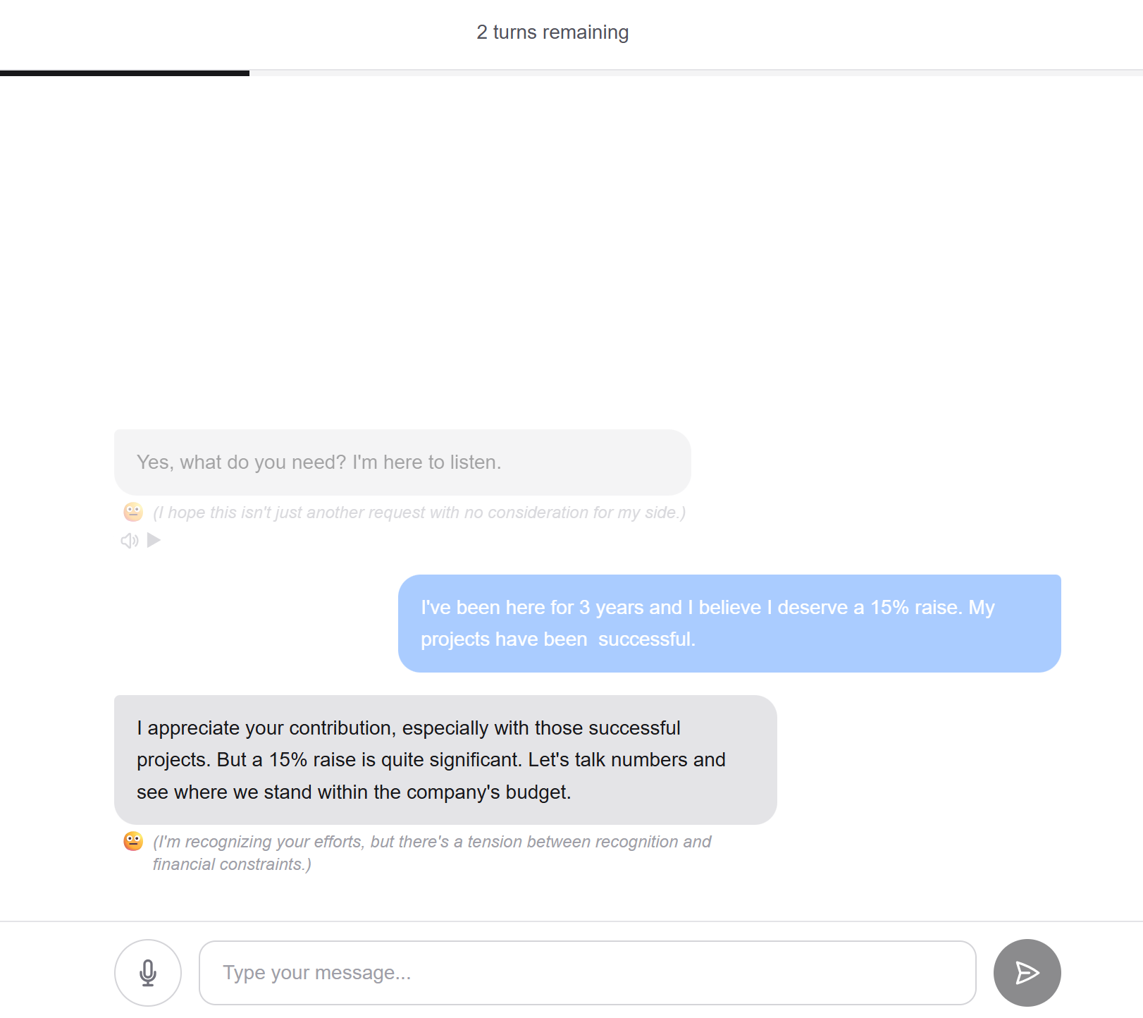 Talk-Rehearsal - Screenshot 4 showing product features and functionality