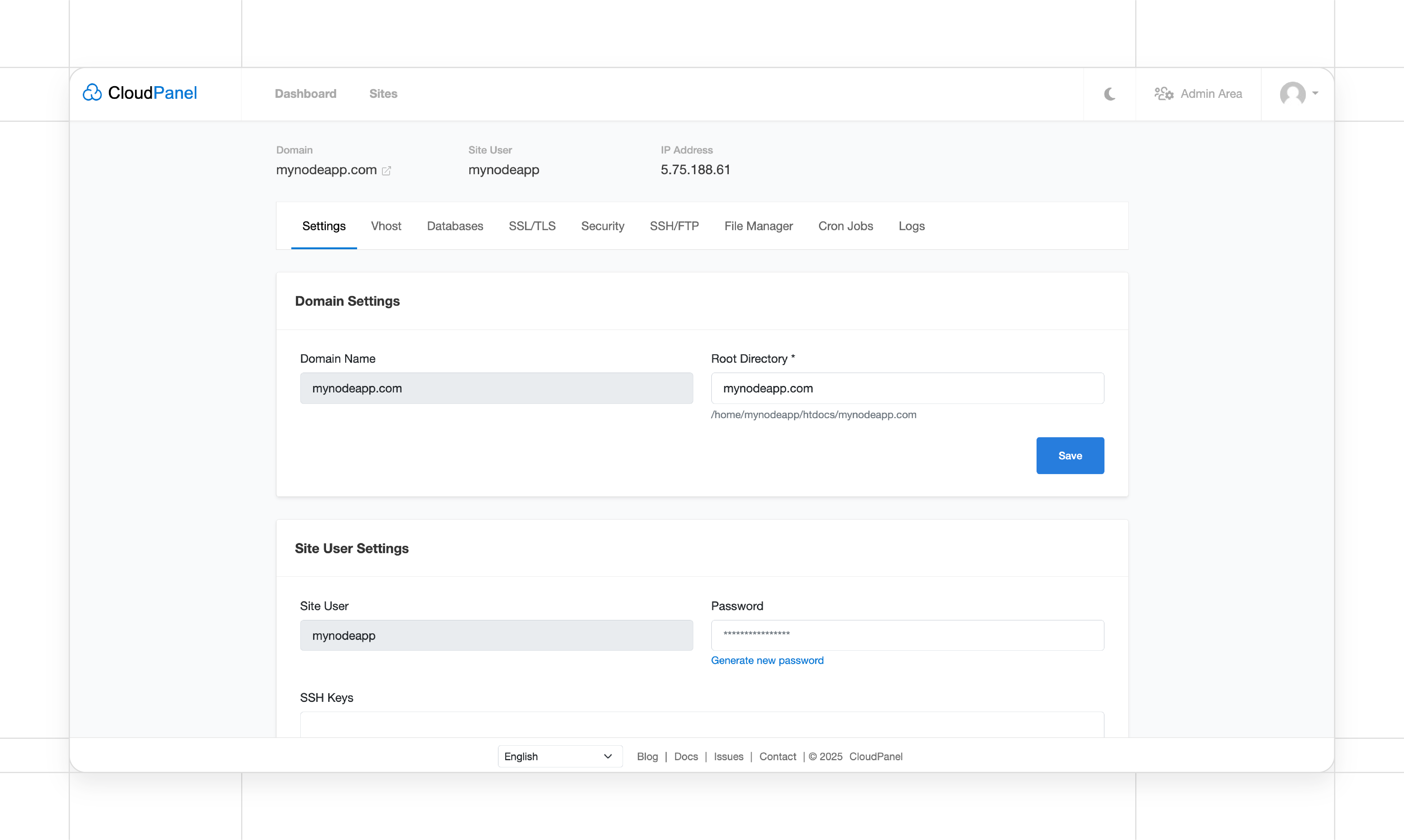 Media CloudPanel 3