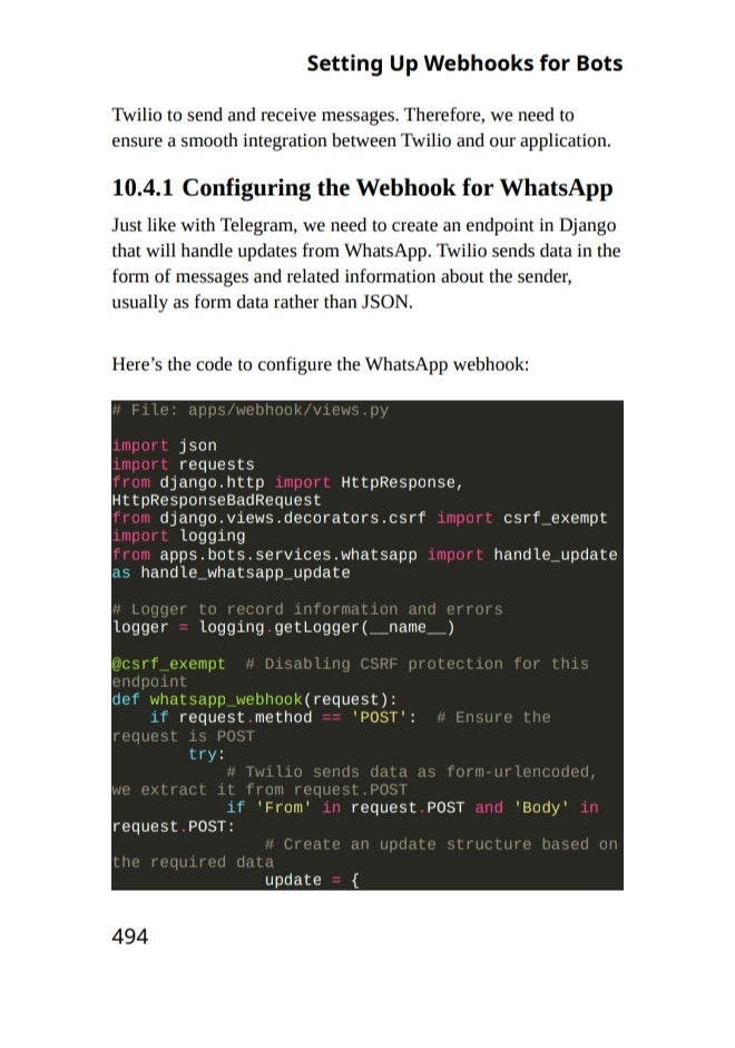 Construire une plate-forme bot avec Django media 1