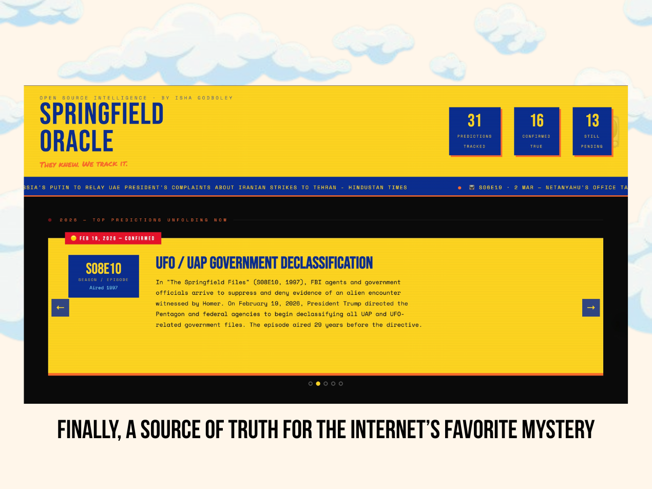 Springfield Oracle - Screenshot 2 showing product features and functionality