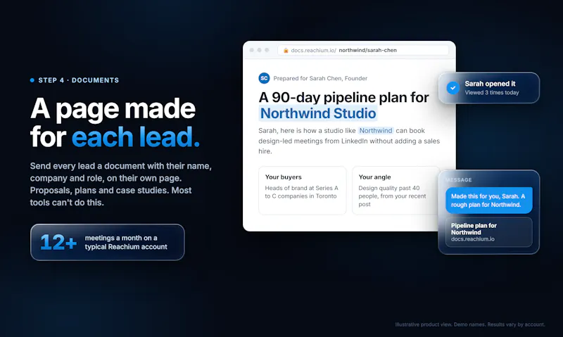 Reachium: LinkedIn Acquisition System screenshot 6