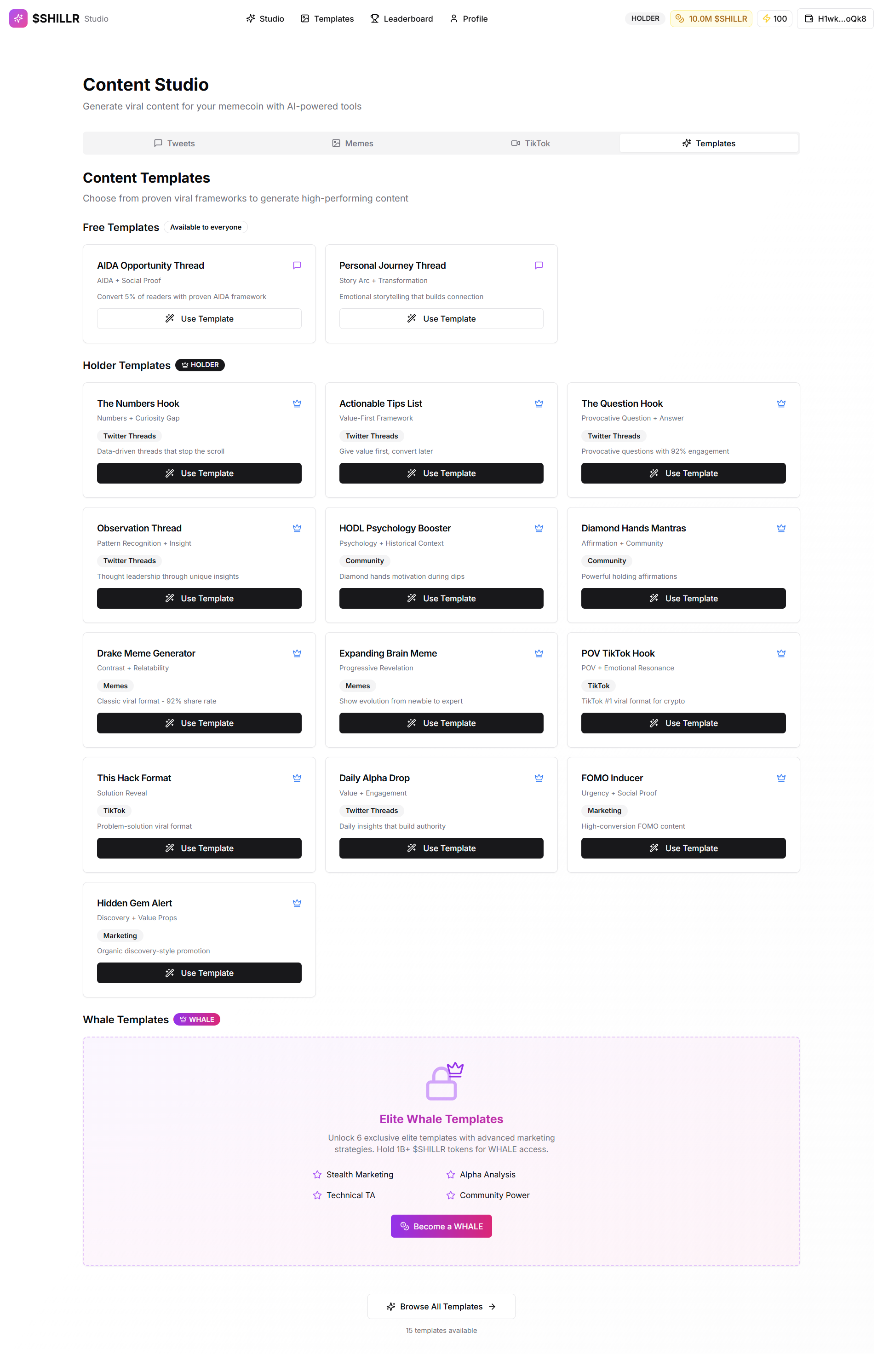 $SHILLR Studio gallery image