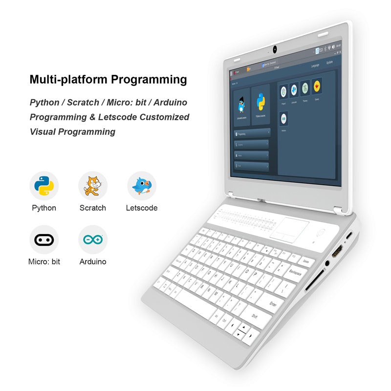 COWPI L - Una computadora portátil Raspberry Pi real para el hardware de programación de aprendizaje media 7