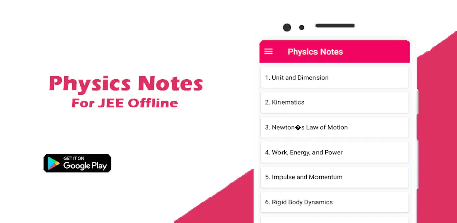 Physics Notes for JEE gallery image
