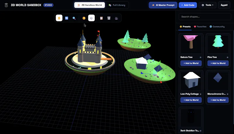 3D World Sandbox — Studio screenshot 4