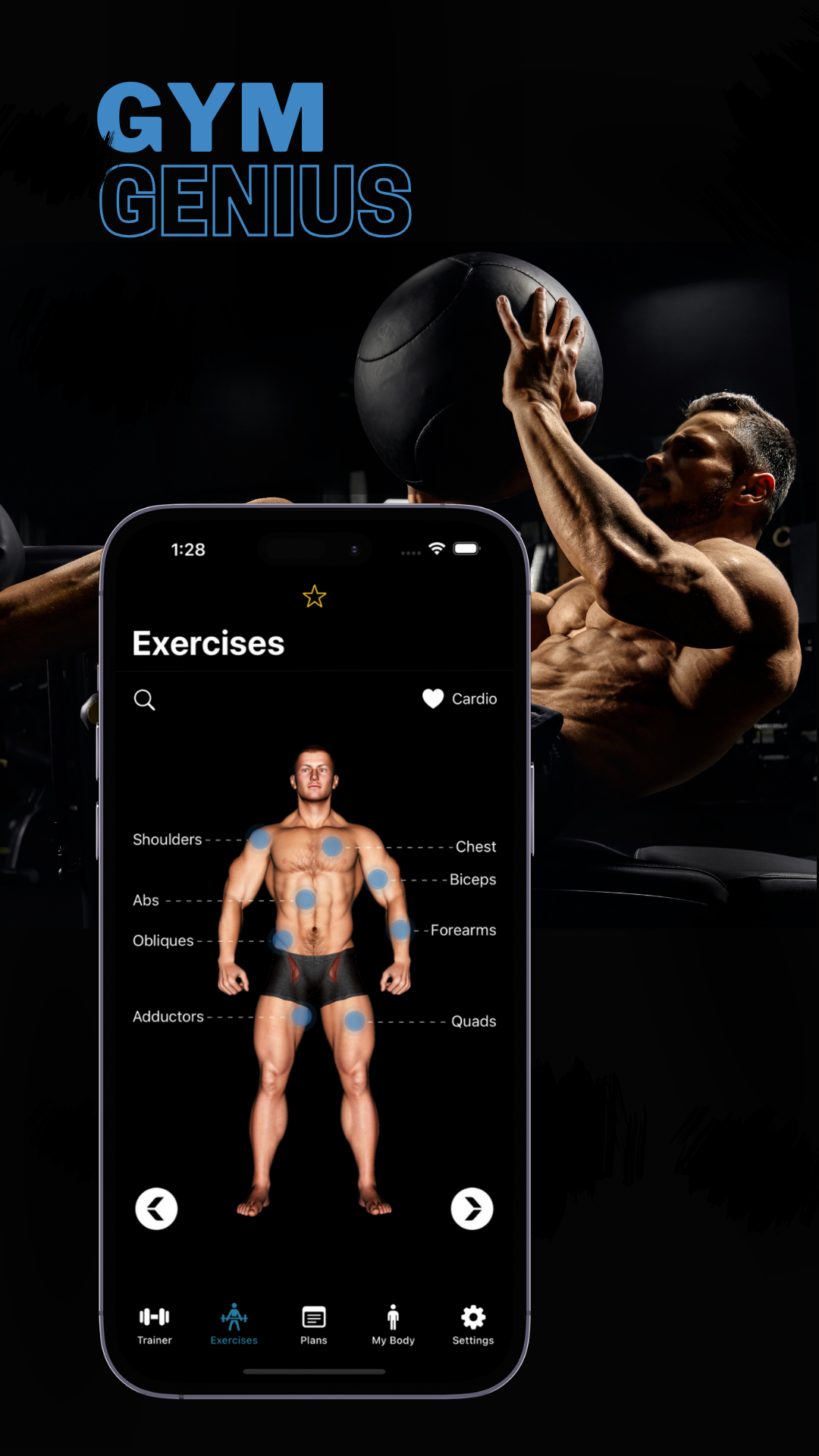 Média Genius du gymnase: planificateur d'entraînement 2