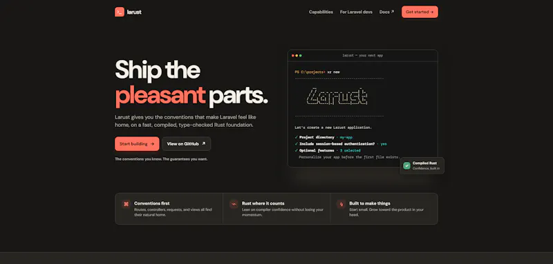 Larust screenshot 2