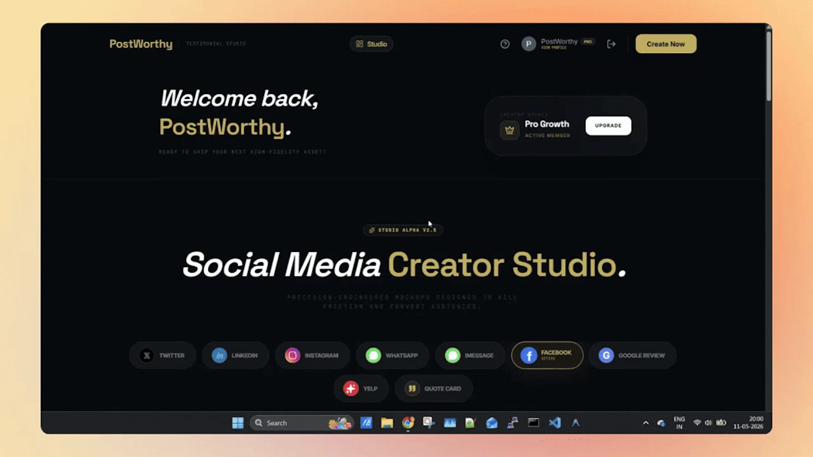 PostWorthy screenshot 1 (video preview)