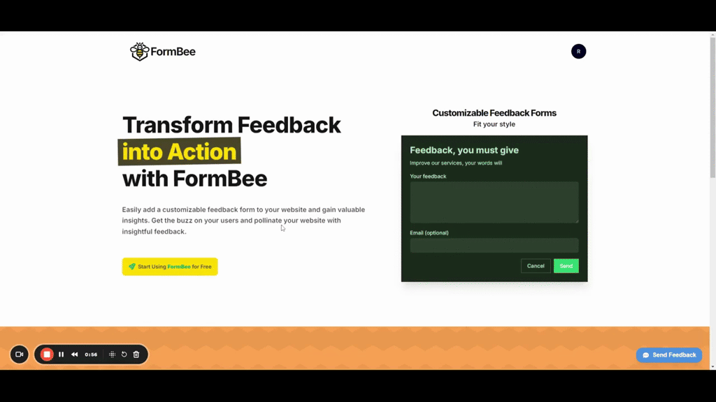 startuptile FormBee-Transform feedback into action